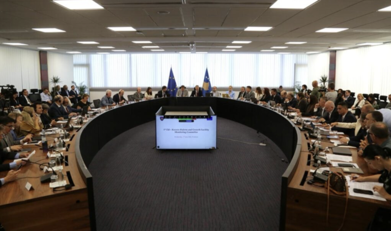 Kosovo and the European Union held the first meeting of the Reform and Growth Facility Monitoring Committee